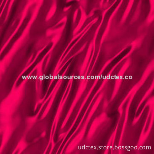 Polyester Satin Fabric with P/D and Printing, Customized Specifications are Accepted